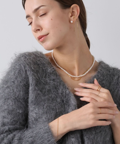 PAS TIERRA（パティエラ）の「【Maris】淡水パールネックレス（ネックレス・レディース・イエローゴールド・FREE）」の11枚目の写真