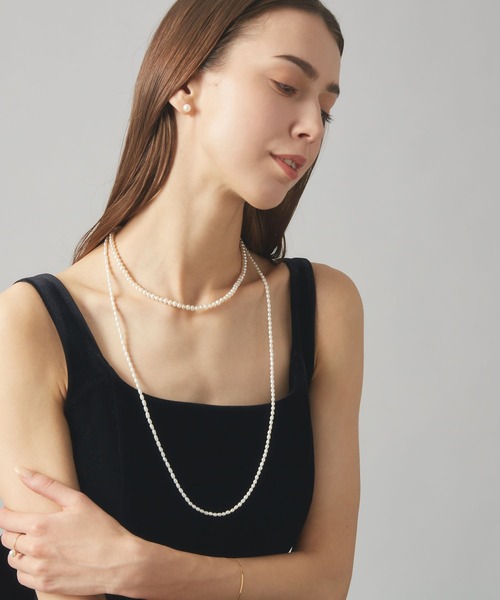 PAS TIERRA（パティエラ）の「【Maris】淡水パールネックレス（ネックレス・レディース・イエローゴールド・FREE）」の13枚目の写真