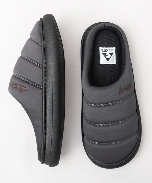 GERRY（ジェリー）の「ふかふかソール 中綿入りパデッド モックシューズ スリッポン（内側メッシュ仕様）（スリッポン・メンズ・ブラック/ネイビー/レッド/グレー/カーキ・LL/M/L）」の2枚目の写真