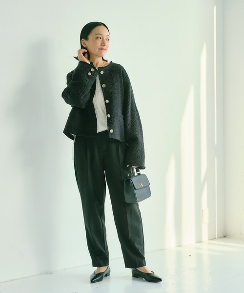 PUAL CE CIN（ピュアルセシン）の「ポインテッドトゥ　Vカットパンプス（パンプス・レディース・シルバー/ブラック・S/M/L）」の4枚目の写真