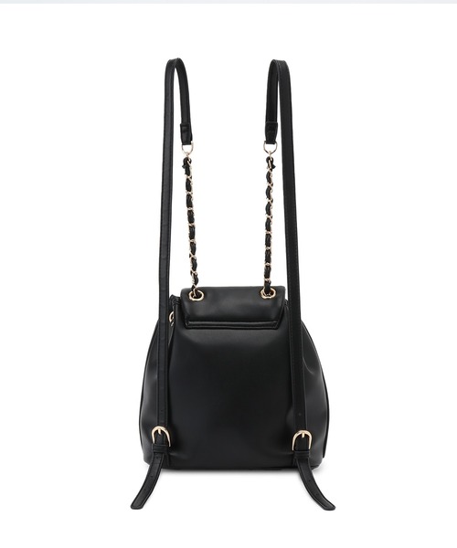 VIS（ビス）の「チェーンミニリュック（バックパック/リュック・レディース・イエロー系その他2/ブラック・FREE）」の10枚目の写真