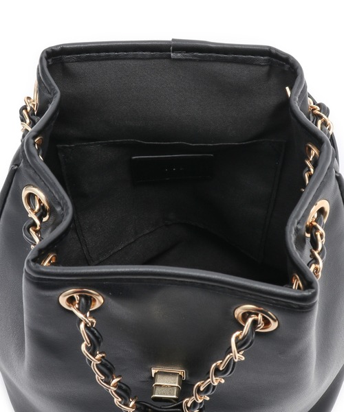 VIS（ビス）の「チェーンミニリュック（バックパック/リュック・レディース・イエロー系その他2/ブラック・FREE）」の17枚目の写真