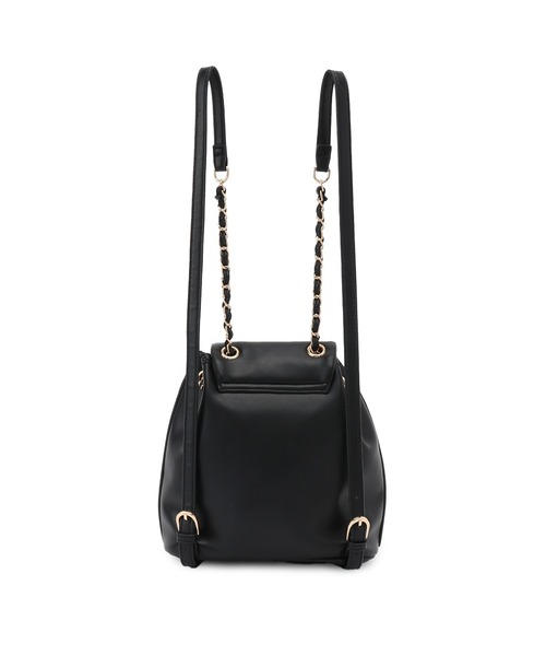 VIS（ビス）の「チェーンミニリュック（バックパック/リュック・レディース・イエロー系その他2/ブラック・FREE）」の9枚目の写真