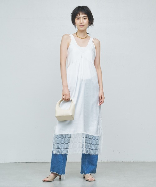 GALLARDAGALANTE(ガリャルダガランテ)の「【La nature linge】ベア天竺タンクトップ(タンクトップ・レディース・ホワイト/ブラック・1/0)」の6枚目の写真