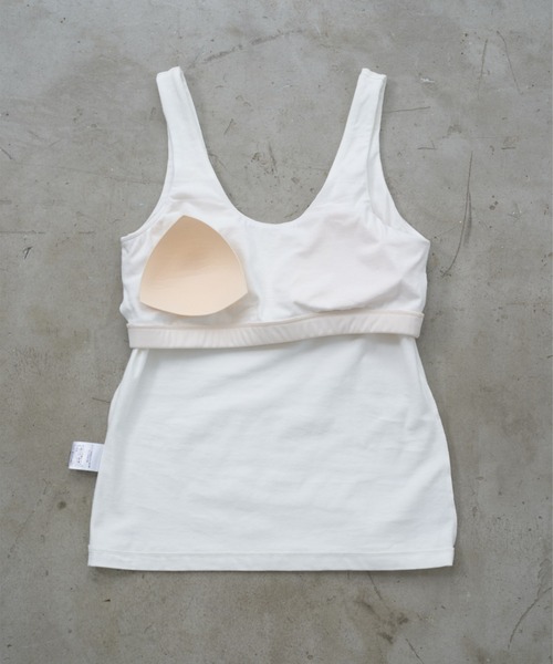 GALLARDAGALANTE(ガリャルダガランテ)の「【La nature linge】ベア天竺タンクトップ(タンクトップ・レディース・ホワイト/ブラック・1/0)」の17枚目の写真