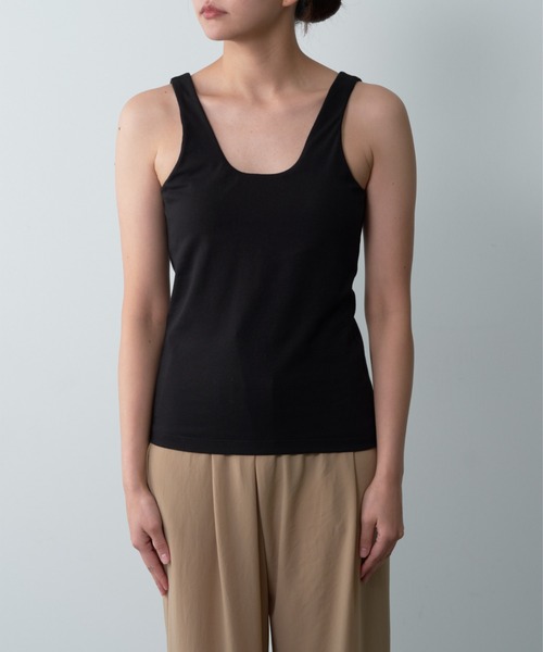 GALLARDAGALANTE(ガリャルダガランテ)の「【La nature linge】ベア天竺タンクトップ(タンクトップ・レディース・ホワイト/ブラック・1/0)」の18枚目の写真