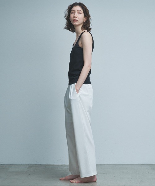 GALLARDAGALANTE(ガリャルダガランテ)の「【La nature linge】ベア天竺タンクトップ(タンクトップ・レディース・ホワイト/ブラック・1/0)」の21枚目の写真