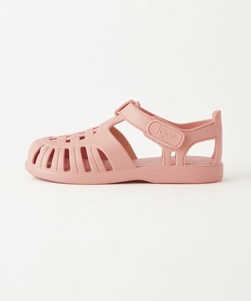igor（イゴール）の「＜igor＞TOBBY 14cm-18cm（サンダル・キッズ・ライラック/ライトグレー/ライトピンク/ブラック・17cm/16cm/15cm/14cm/18cm）」の4枚目の写真