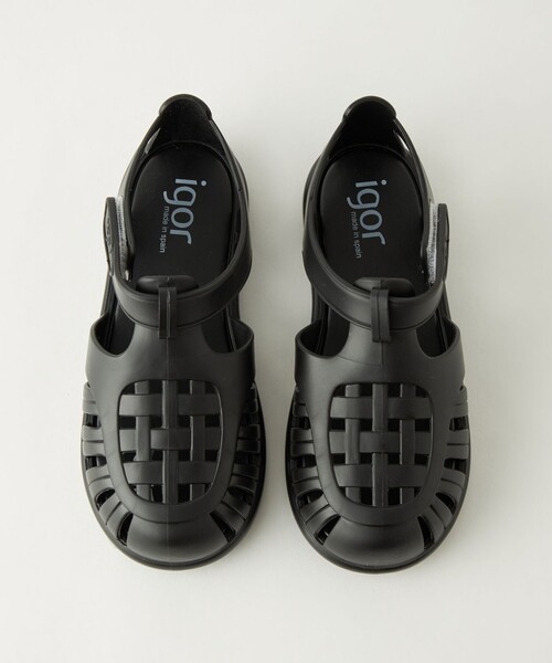 igor（イゴール）の「＜igor＞TOBBY 14cm-18cm（サンダル・キッズ・ライラック/ライトグレー/ライトピンク/ブラック・17cm/16cm/15cm/14cm/18cm）」の14枚目の写真