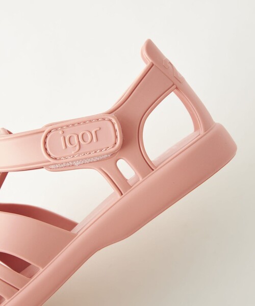 igor（イゴール）の「＜igor＞TOBBY 14cm-18cm（サンダル・キッズ・ライラック/ライトグレー/ライトピンク/ブラック・17cm/16cm/15cm/14cm/18cm）」の22枚目の写真