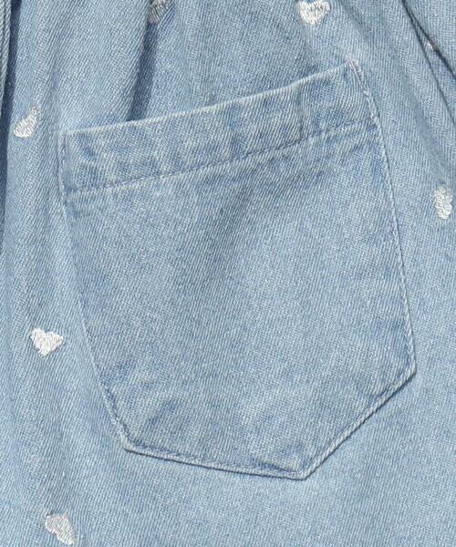 SHOO・LA・RUE（シューラルー）の「◆【110-140cm】ハート刺繍ショートパンツ（その他パンツ・キッズ・ブラック/ライトベージュ/サックスブルー・11/12/13/14）」の9枚目の写真