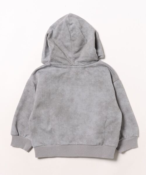 aimoha(アイモハ)の「【aimoha-KIDS-】子供服 タイダイ染めスウェットパーカー(パーカー・キッズ・グレー・130/120/110/100/90)」の3枚目の写真