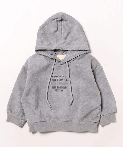 aimoha(アイモハ)の「【aimoha-KIDS-】子供服 タイダイ染めスウェットパーカー(パーカー・キッズ・グレー・130/120/110/100/90)」の2枚目の写真