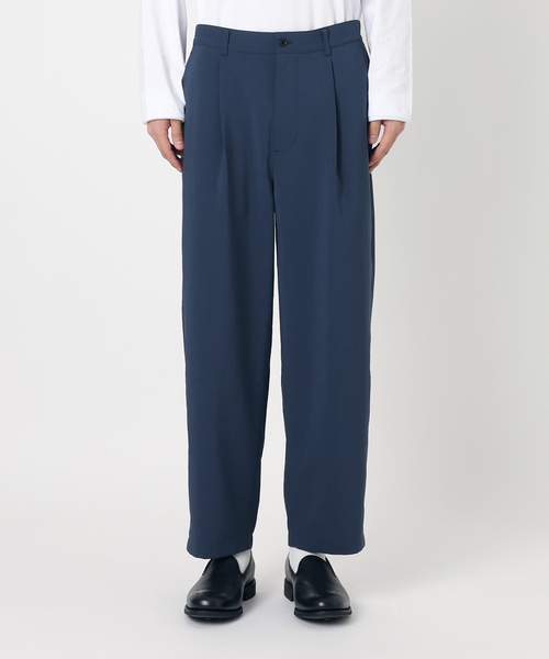 JOURNAL STANDARD（ジャーナルスタンダード）の「”吸水速乾 / 接触冷感” EVALET ストレッチ ウォッシャブル 1タックテーパードパンツ（スラックス・メンズ・ブラック系その他/ベージュ/ダークブルー・SMALL/MEDIUM/LARGE）」の21枚目の写真