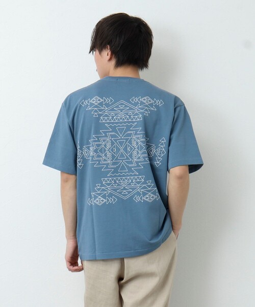 PENDLETON（ペンドルトン）の「【PENDLETON/ペンドルトン】Back EMB S/S Tee バック刺しゅう 半袖Tシャツ（Tシャツ/カットソー・メンズ・オフホワイト/チャコールグレー/アッシュグレー/ブルー・M/L）」の20枚目の写真