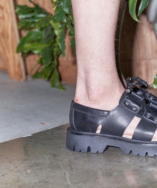 EARLE（アール）の「EARLE アール / Gladiator shoes グラディエーターシューズ グラディエーターサンダル / ER4101（サンダル・メンズ・ブラック/ホワイト・40/41/42/43）」の17枚目の写真