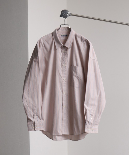 Art re A select（アトリエセレクト）の「【MADE IN JAPAN】オーバーストライプビッグシャツ（シャツ/ブラウス・メンズ・ブルー系その他2/ベージュ系その他/ベージュ系その他2/ブルー系その他・M/L）」の17枚目の写真