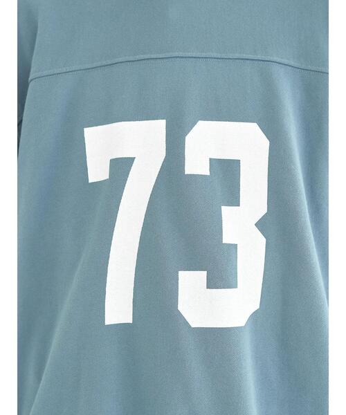 CRAFT STANDARD BOUTIQUE（クラフトスタンダードブティック）の「ヘビーウェイトオーバーダイ　フットボールスウェット（スウェット・メンズ・ブルー/チャコールグレー/アイボリー・XL/L/M）」の11枚目の写真