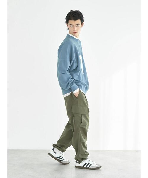 CRAFT STANDARD BOUTIQUE（クラフトスタンダードブティック）の「ヘビーウェイトオーバーダイ　フットボールスウェット（スウェット・メンズ・ブルー/チャコールグレー/アイボリー・XL/L/M）」の15枚目の写真