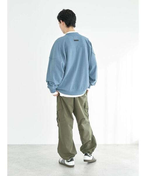 CRAFT STANDARD BOUTIQUE（クラフトスタンダードブティック）の「ヘビーウェイトオーバーダイ　フットボールスウェット（スウェット・メンズ・ブルー/チャコールグレー/アイボリー・XL/L/M）」の16枚目の写真