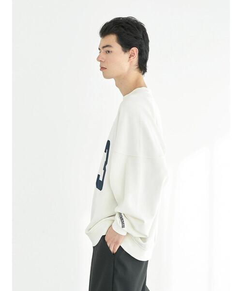 CRAFT STANDARD BOUTIQUE（クラフトスタンダードブティック）の「ヘビーウェイトオーバーダイ　フットボールスウェット（スウェット・メンズ・ブルー/チャコールグレー/アイボリー・XL/L/M）」の18枚目の写真