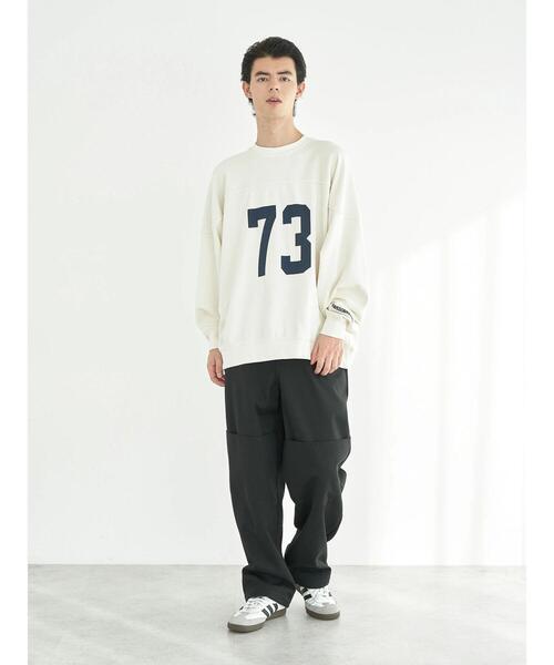 CRAFT STANDARD BOUTIQUE（クラフトスタンダードブティック）の「ヘビーウェイトオーバーダイ　フットボールスウェット（スウェット・メンズ・ブルー/チャコールグレー/アイボリー・XL/L/M）」の20枚目の写真