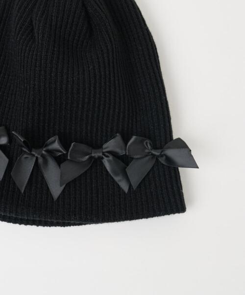 WEGO(ウィゴー)の「WEGO/リボンシングルニットワッチ(ニットキャップ/ビーニー・レディース・グレー/ブラック/ホワイト・FREE)」の8枚目の写真