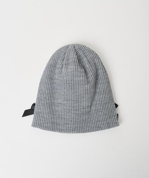 WEGO(ウィゴー)の「WEGO/リボンシングルニットワッチ(ニットキャップ/ビーニー・レディース・グレー/ブラック/ホワイト・FREE)」の11枚目の写真