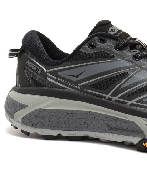 HOKA（ホカ）の「HOKA ONEONE MAFATE SPEED 2 / ホカ オネオネ マファテ スピード2（スニーカー・メンズ・ブラック・26.0cm/25.5cm/25.0cm/24.5cm/24.0cm/23.5cm/23.0cm/29.0cm/28.5cm/28.0cm/27.5cm/27.0cm/26.5cm）」の5枚目の写真
