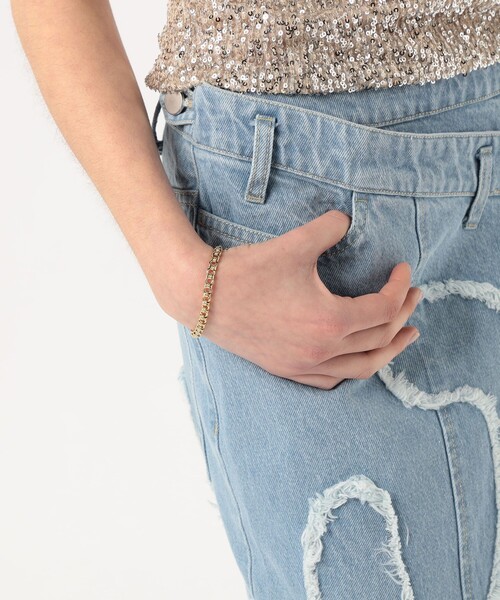 PHILIPPE AUDIBERT（フィリップ オーディベール）の「PHILIPPE AUDIBERT Lisanne チェーンブレスレット（ブレスレット・レディース・ゴールド・FREE）」の2枚目の写真