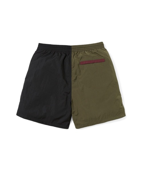 【THISISNEVERTHAT】ネバーブロックショートブラック/オリーブ NEVER Block short（その他パンツ）｜thisisneverthat