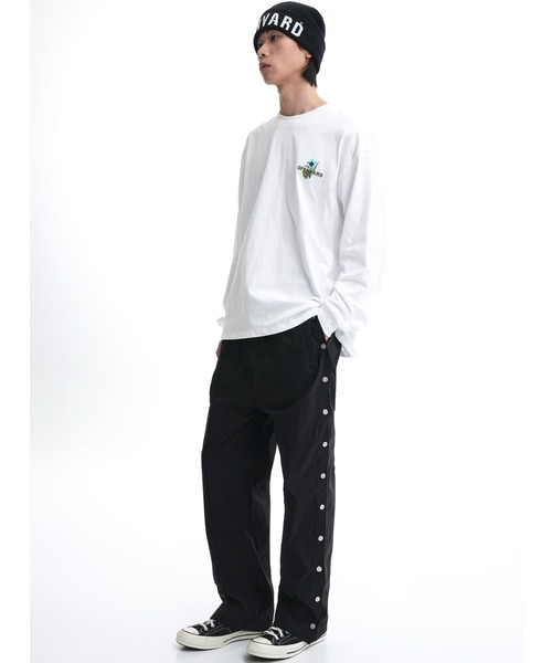 ★OY★T.S.L.F LONG SLEEVE-WHITE★正規品/韓国直送料込/人気 OY/オーワイ』 T.S.L.F LONG SLEEVE/T.S.L.F 長袖Tシャツ(T