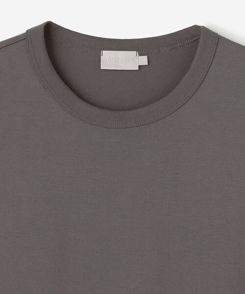 handvaerk(ハンドバーク)の「handvaerk | 60/2 クルーネック半袖Tシャツ SOLID MEN(Tシャツ/カットソー・メンズ・ダークグレー/ホワイト/ベージュ系その他/ブラック/ブルー系その他2・XL/M/L/S)」の8枚目の写真
