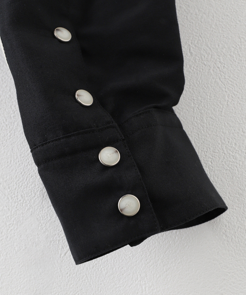 DAIRIKU(ダイリク)の「【DAIRIKU / ダイリク】J.Fox Western Over Shirt(シャツ/ブラウス・メンズ・アイボリー/ブラック・SMALL)」の11枚目の写真