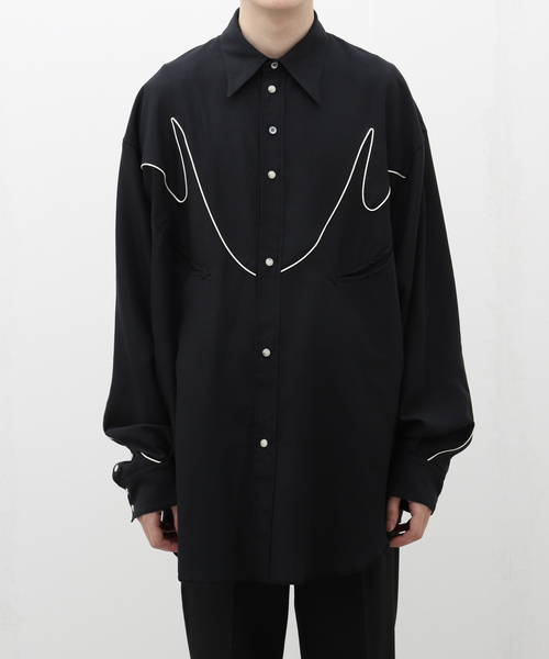 DAIRIKU(ダイリク)の「【DAIRIKU / ダイリク】J.Fox Western Over Shirt(シャツ/ブラウス・メンズ・アイボリー/ブラック・SMALL)」の21枚目の写真