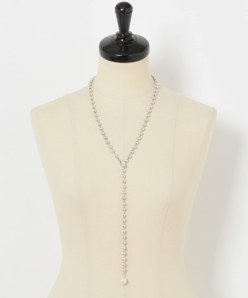 PHILIPPE AUDIBERT（フィリップ オーディベール）の「PHILIPPE AUDIBERT　Brianaglasspearl necklace（ネックレス・レディース・シルバー・-）」の7枚目の写真