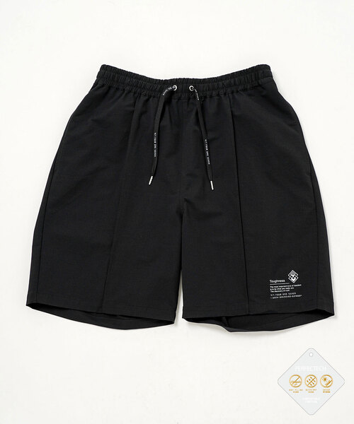 417 EDIFICE（フォーワンセブンエディフィス）の「”ＵＶカット・吸水速乾・防シワ” PERFECTECH メッシュショーツ（その他パンツ・メンズ・ベージュ/ブラック・SMALL/MEDIUM/LARGE）」の3枚目の写真