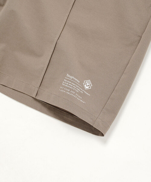 417 EDIFICE（フォーワンセブンエディフィス）の「”ＵＶカット・吸水速乾・防シワ” PERFECTECH メッシュショーツ（その他パンツ・メンズ・ベージュ/ブラック・SMALL/MEDIUM/LARGE）」の7枚目の写真