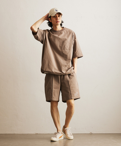 417 EDIFICE（フォーワンセブンエディフィス）の「”ＵＶカット・吸水速乾・防シワ” PERFECTECH メッシュショーツ（その他パンツ・メンズ・ベージュ/ブラック・SMALL/MEDIUM/LARGE）」の19枚目の写真