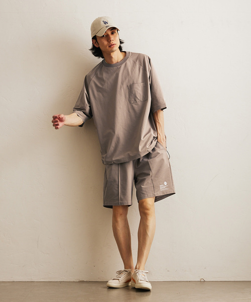 417 EDIFICE（フォーワンセブンエディフィス）の「”ＵＶカット・吸水速乾・防シワ” PERFECTECH メッシュショーツ（その他パンツ・メンズ・ベージュ/ブラック・SMALL/MEDIUM/LARGE）」の21枚目の写真