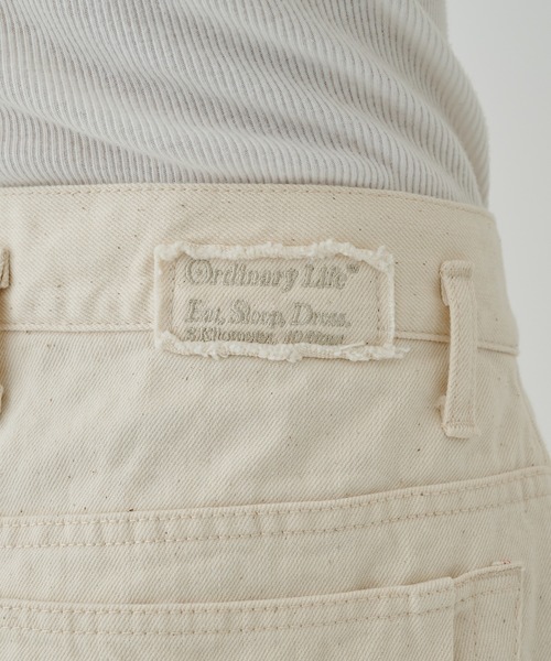 SHINYAKOZUKA（シンヤコヅカ）の「【SHINYAKOZUKA/シンヤコズカ】ORDINARY CITY BAGGY（デニムパンツ・メンズ・ホワイト・M/S）」の10枚目の写真