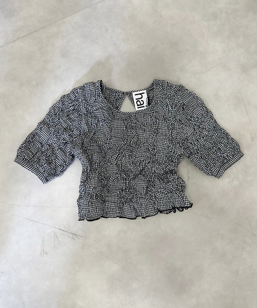 hai(ハイ)の「【hai/ハイ】Amelie Top(Tシャツ/カットソー・レディース・ブラック・SMALL)」の11枚目の写真