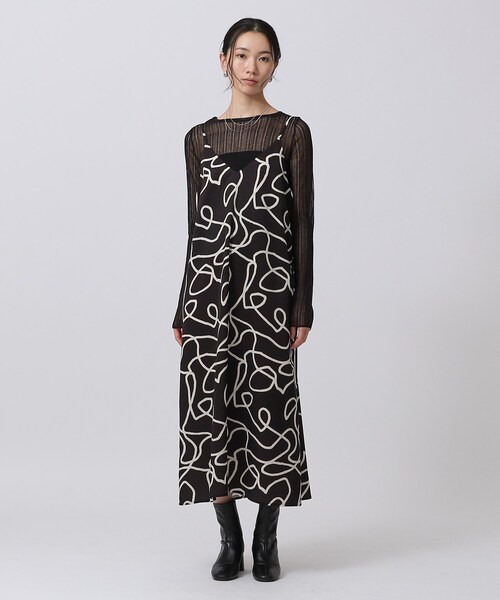 GALLEST（ギャレスト）の「◆針抜きシアーリブニット（Tシャツ/カットソー・レディース・ブラック/グリーン/ホワイト系/ライトイエロー系・38）」の16枚目の写真