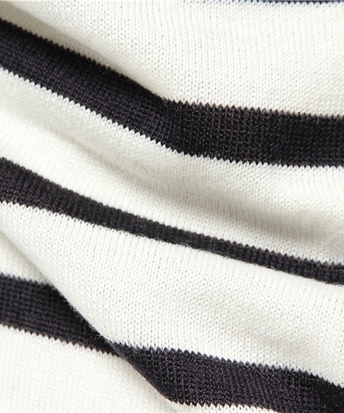 CIAOPANIC TYPY（チャオパニックティピー）の「レコントリップボーダーニット（ニット/セーター・レディース・ホワイト/ネイビー・FREE）」の9枚目の写真