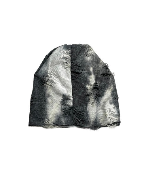 XU（エックスユー）の「ストリートファッション XU エックスユー tie-dye damage beanie ニット帽 ビーニー ダメージビーニー タイダイ柄帽子 グランジ 韓国ファッション 韓国ストリート（ニットキャップ/ビーニー・メンズ・カーキ/ダークグレー・ONE SIZE）」の13枚目の写真