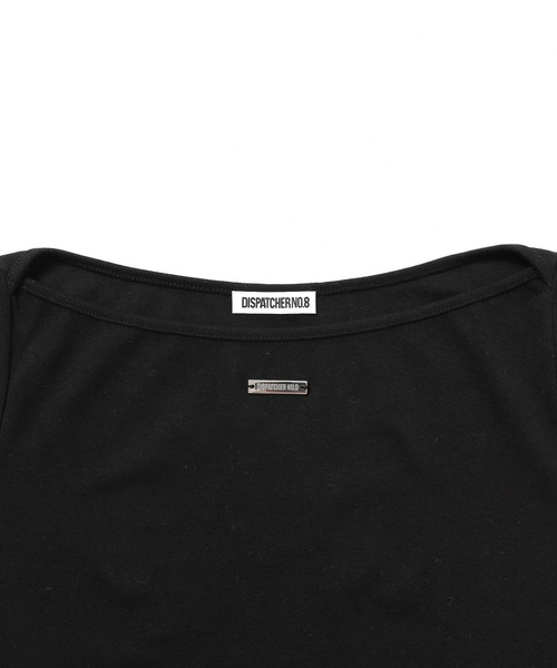 DISPATCHER NO.8（ディスパッチャーナンバーエイト）の「ボートネックコンパクトTEE（Tシャツ/カットソー・レディース・オフホワイト/アッシュ/ブラック・ONE SIZE）」の12枚目の写真