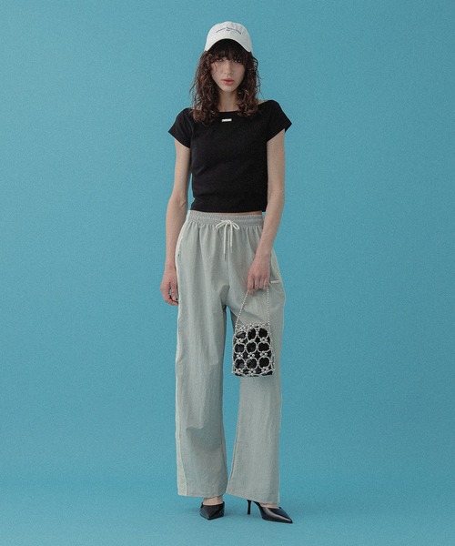 DISPATCHER NO.8（ディスパッチャーナンバーエイト）の「ボートネックコンパクトTEE（Tシャツ/カットソー・レディース・オフホワイト/アッシュ/ブラック・ONE SIZE）」の19枚目の写真