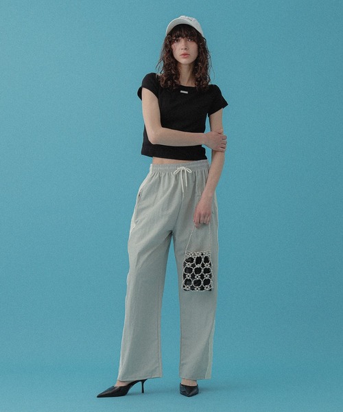 DISPATCHER NO.8（ディスパッチャーナンバーエイト）の「ボートネックコンパクトTEE（Tシャツ/カットソー・レディース・オフホワイト/アッシュ/ブラック・ONE SIZE）」の18枚目の写真