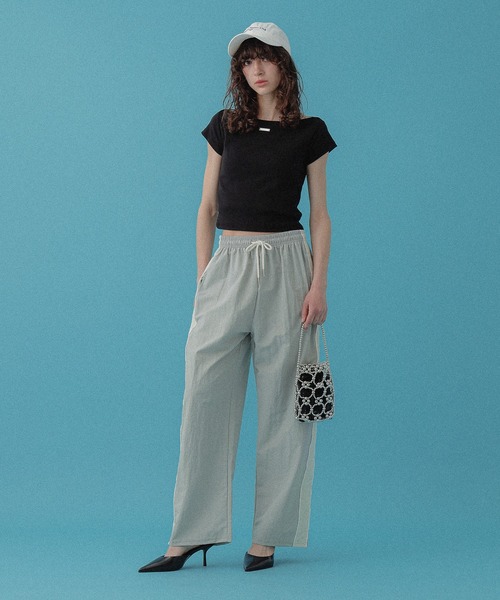 DISPATCHER NO.8（ディスパッチャーナンバーエイト）の「ボートネックコンパクトTEE（Tシャツ/カットソー・レディース・オフホワイト/アッシュ/ブラック・ONE SIZE）」の17枚目の写真
