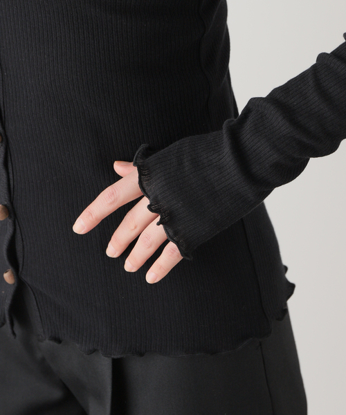 EMILY WEEK(エミリーウィーク)の「【BASERANGE/ベースレンジ】TAV CARDIGAN / TOTVC-RB-SU24(カーディガン/ボレロ・レディース・ブラック・SMALL)」の9枚目の写真